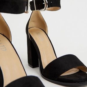 RAID Wide Fit Imani block heeled sandals